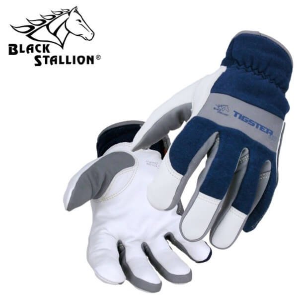Black Stallion Tigster® FR Cotton/Grain Kidskin Premium TIG Welding Gloves #T50_68bbdce74da03.jpeg Black Stallion Tigster® FR Cotton/Grain Kidskin Premium TIG Welding Gloves #T50 - Image 1