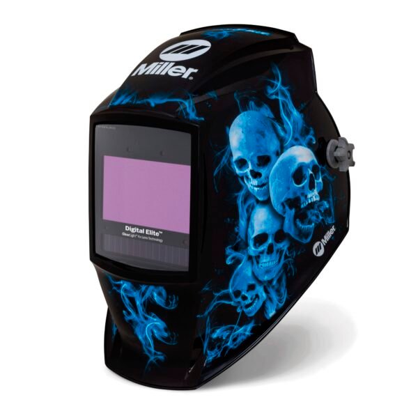 Miller Digital Elite™ Welding Helmet w/ ClearLight 4x, Blue Rage II #296774 - Image 1