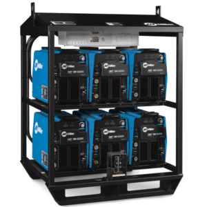 Miller XMT 350 CC/CV 6-Pack Rack, Tweco®, fused for 460/575V #907406