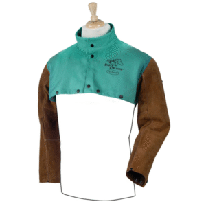 Revco Black Stallion Cowhide & FR Cotton Cape Sleeves, Green/Brown #F9-21CS/BS