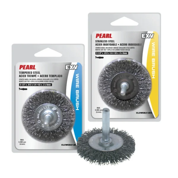 EXV™ Crimped Wheel End Brush 3"- 2-1/2"-   1-1/2" - Image 1