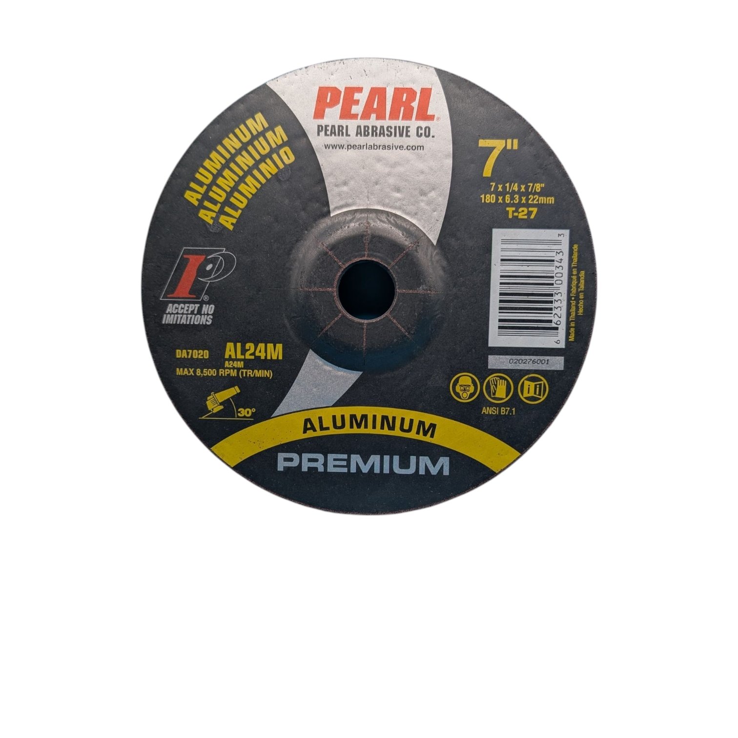 Photoroom-20251016_170138_2 Premium Depressed Center Grinding Wheel For Aluminum Type-27 Without Hub 7/8 - Image 1