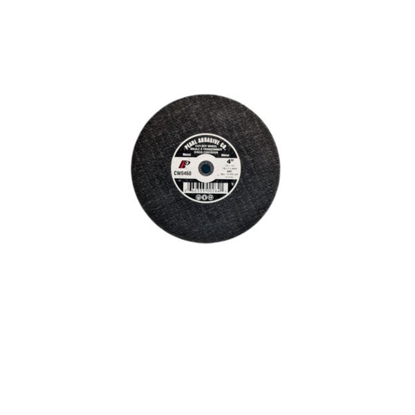 Pearl Abrasive CW0460 4 x 1/8 x 1/4 Aluminum Oxide Premium Type 1 Small Diameter Cut-Off Wheel - Image 1
