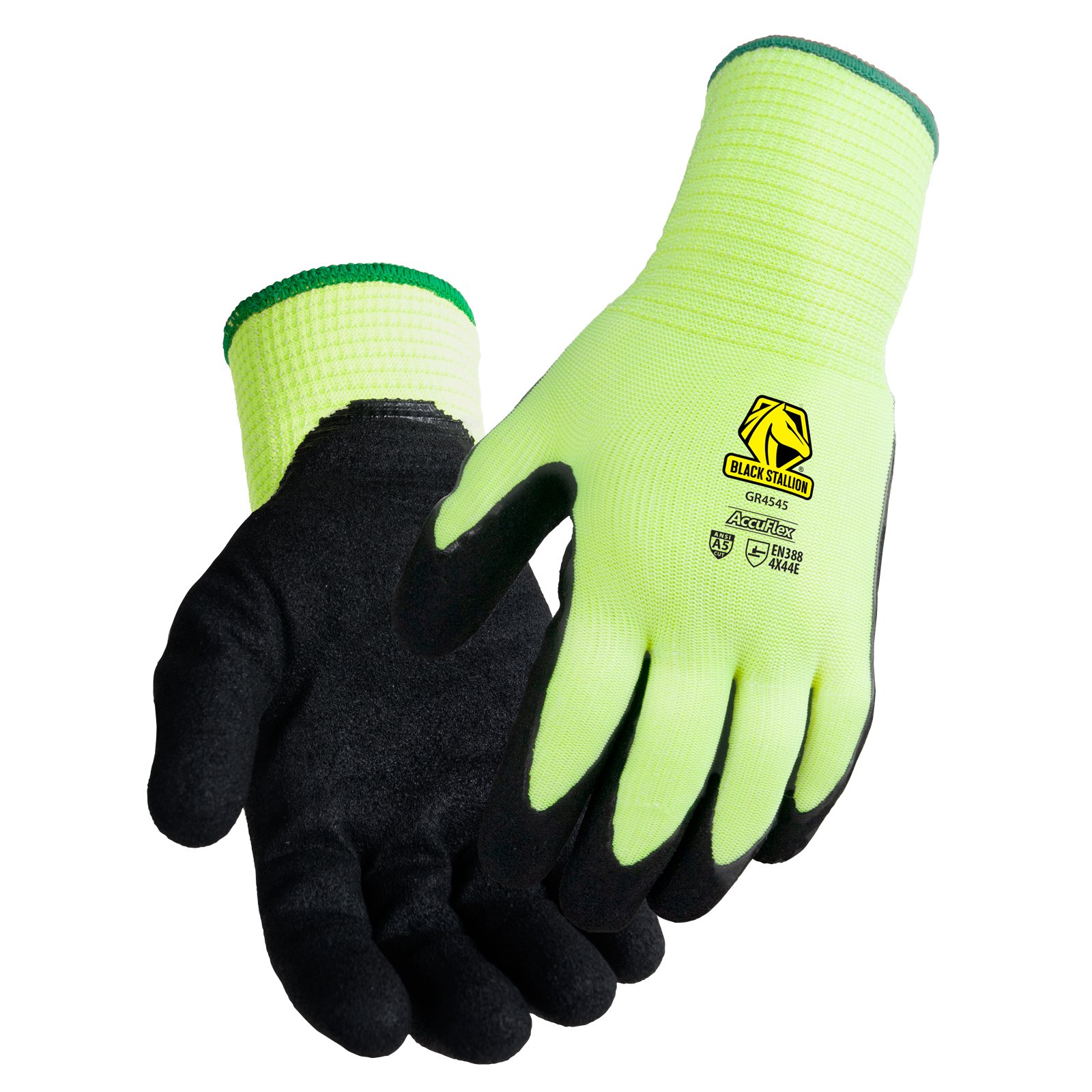 Black Stallion A5 Cut Resistant Thermal Sandy Nitrile Coated Hi-Vis Hppe Blend Glove_68e2f71d365aa.jpeg Black Stallion A5 Cut Resistant Thermal Sandy Nitrile Coated Hi-Vis Hppe Blend Glove - Image 1