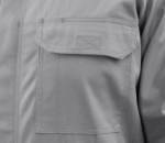 Black Stallion AR/FR Cotton Coverall with Reflective FR Tape, Gray CF2118-GY - Image 7