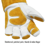 Black Stallion GM1611 Cowhide MIG Glove with Reinforced Palm & Thumb - Image 5