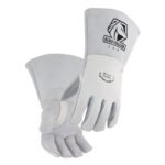 Black Stallion Pearl Reversed Grain Palm Elkskin, Nomex Premium Welding Gloves - Image 3