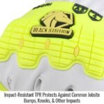 Revco Black Stallion A5 Cut & Impact Resistant Premium Grain Goatskin Drivers Glove #9GCRI - Image 7