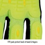 Revco Black Stallion AccuFlex™ A5 Cut & Impact Resistant Hi-Vis Sandy Nitrile-Coated Knit Glove GR4040-HB - Image 9