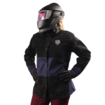 Revco Black Stallion AngelFire Women's Hybrid FR Welding Jacket (Navy & Black) #JH1515-NB - Image 4
