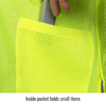 Revco Black Stallion ANSI Class 2 Break-Away Hi-Vis Safety Vest (Lime) #VS2025-LM - Image 8