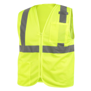 Revco Black Stallion Class 2 Standard Polyester HI-Vis Safety Vest (Lime) #VS2020-LM