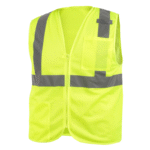 Revco Black Stallion Class 2 Standard Polyester HI-Vis Safety Vest (Lime) #VS2020-LM - Image 3