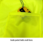 Revco Black Stallion Class 2 Standard Polyester HI-Vis Safety Vest (Lime) #VS2020-LM - Image 7
