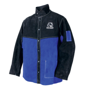 Revco Black Stallion Color Block Leather Welding Jacket (Black/Blue) #JL1030-BB