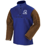 Revco Black Stallion Cowhide & FR Cotton Cape Sleeves (Royal Blue/Brown) FRB9-21CS/BS - Image 2