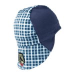 Revco Black Stallion FR Cotton Welding Cap with Hidden Bill Extension, Blue Plaid (Large) #AH1730-BL-LRG - Image 5