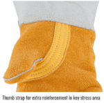 Revco Black Stallion FR Nomex® Lined Elkskin Premium Stick Welding Gloves #850 - Image 6