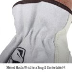 Revco Black Stallion Grain Cowhide Palm Drivers Glove with Split Cowhide Back, Kevlar® Stitched #87K - Image 9