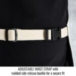 Revco Black Stallion Grain Goatskin & FR Cotton Hybrid Bib Apron, 36” #HG-36A - Image 5