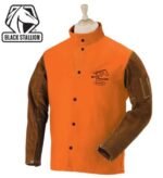 Revco Black Stallion Orange FR Cotton/Split Cowhide Hybrid™ Jacket #FO9-30C/BS - Image 3