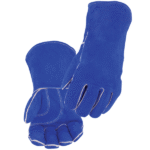 Revco Black Stallion Split Cowhide Stick Glove with Palm Guard, Blue #113