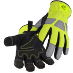 Revco Black Stallion Synthetic Leather Palm Hi-Vis Mechanics Glove #98HV - Image 2