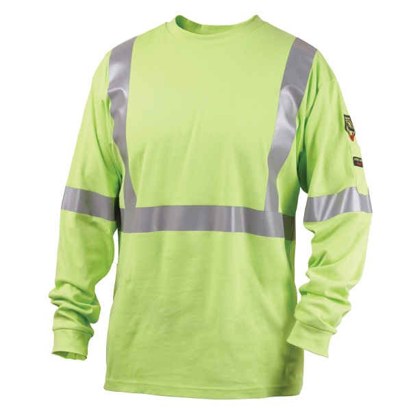 Revco Black Stallion ToolHandz 7oz Flame-Resistant Long Sleeve T-Shirt w/ Silver Reflective (Lime) #TF2511-LM_68e04851b4266.png Revco Black Stallion ToolHandz 7oz Flame-Resistant Long Sleeve T-Shirt w/ Silver Reflective (Lime) #TF2511-LM - Image 1