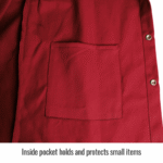 Revco Black Stallion ToolHandz 9 oz Flame Resistant Cotton 30 Inch Coat (Red) #FR9-30C - Image 8