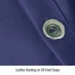 Revco Black Stallion ToolHandz Stretch-back FR Cotton Welding Jacket, 32" Length (Navy-Gray) #JF1625-NG - Image 15