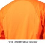 Revco Black Stallion ToolHandz Stretch-back FR Cotton Welding Jacket, 32" Length (Orange) #JF1625-OR - Image 6
