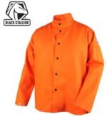 Revco Black Stallion TruGuard™ 200 FR Orange Cotton Welding Jacket - 30" #FO9-30C - Image 2
